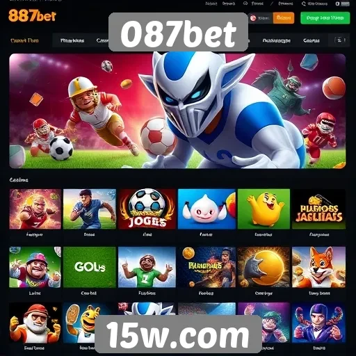 Variedade de jogos oferecidos pelo site 087bet